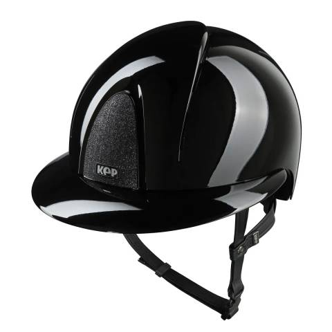 Casque d'équitation SMART NOVA Polish Star Noir visière POLO - KEP