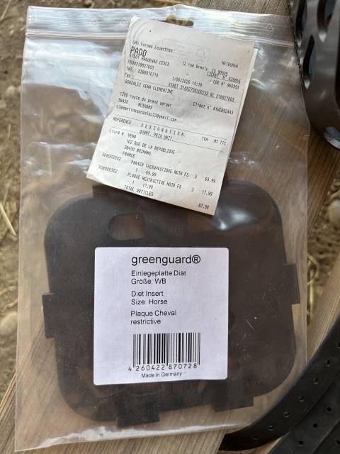 Panier r&eacute;gime Greenguard - Neuf - Cheval 