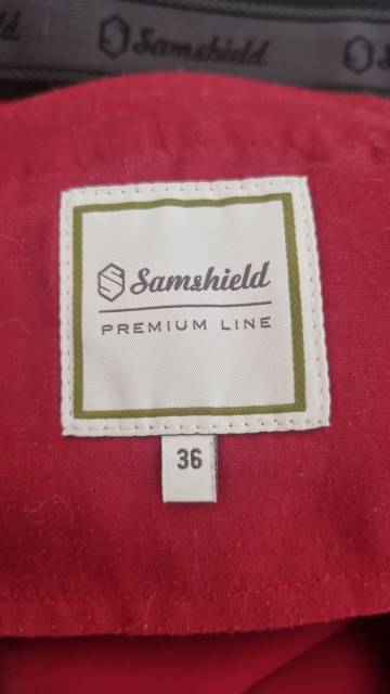 Pantalon samshield rouge cerise 36