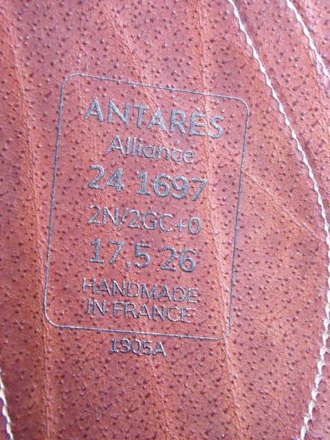 Selle Dressage Antares alliance 17'5 Splendide