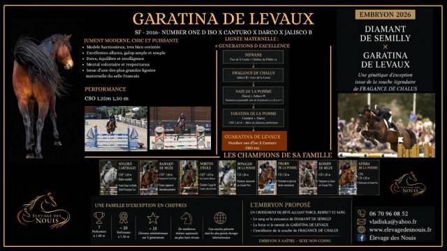 Embryon diamant lignée fragance de chalus