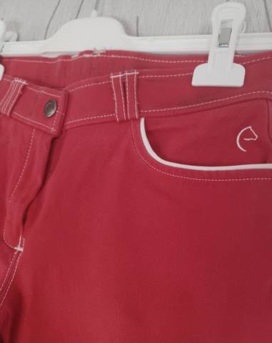 Pantalon Equith&egrave;me rouge 36