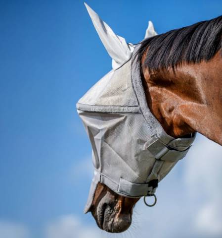 Masque anti-mouches Rambo - Horseware - Protection UV
