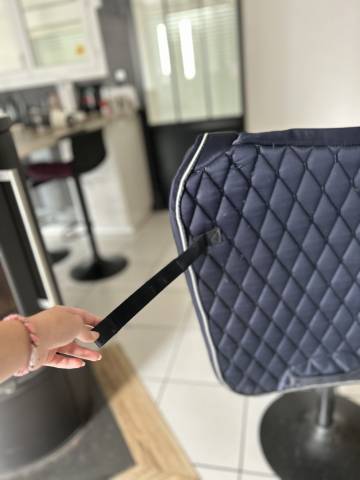 Tapis de dressage bleu marine 