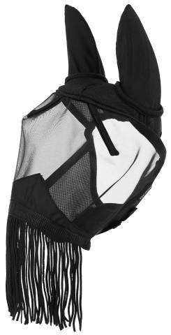 Masque anti mouche anti UV &agrave; franges - EQUITHEME