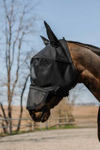 Masque anti mouches et anti UV Protec - EQUITHEME