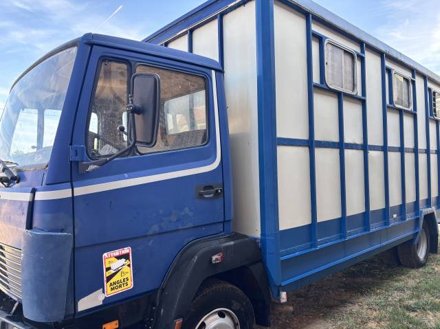 Vends camion chevaux mercedes 6 places