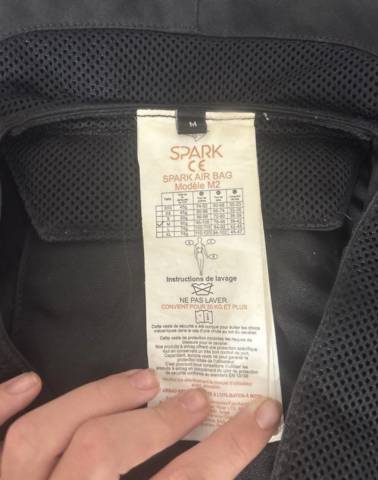 Air bag spark Taille M