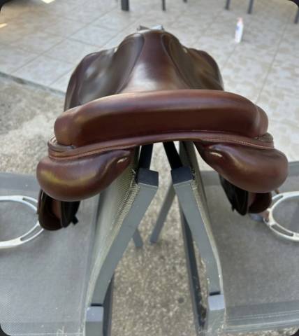 Selle CWD SE01 17,5" &ndash; Excellent &eacute;tat &ndash; Cuir chocolat