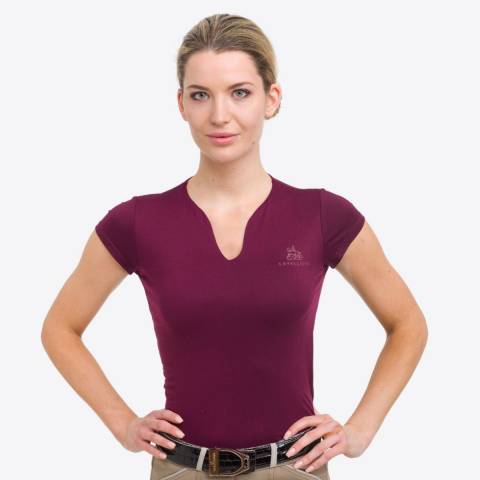 Tee-shirt technique &agrave; manches courtes ROSE GOLD - Cavalliera - Confort sup&eacute;rieur