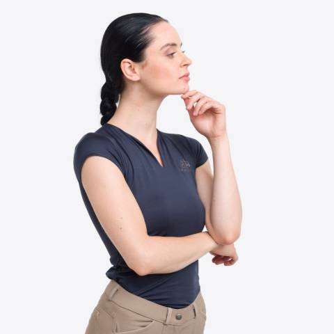Tee-shirt technique &agrave; manches courtes ROSE GOLD - Cavalliera - Confort sup&eacute;rieur
