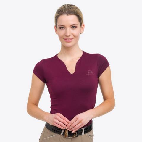 Tee-shirt technique &agrave; manches courtes ROSE GOLD - Cavalliera - Confort sup&eacute;rieur