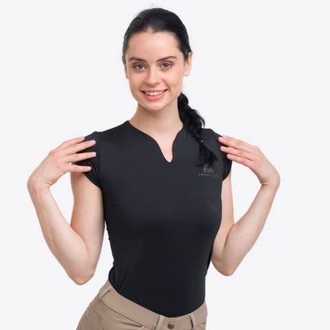 Tee-shirt technique à manches courtes ROSE GOLD - Cavalliera - Confort supérieur