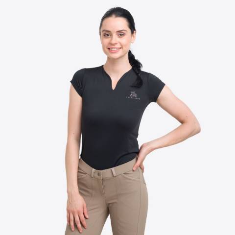 Tee-shirt technique &agrave; manches courtes ROSE GOLD - Cavalliera - Confort sup&eacute;rieur