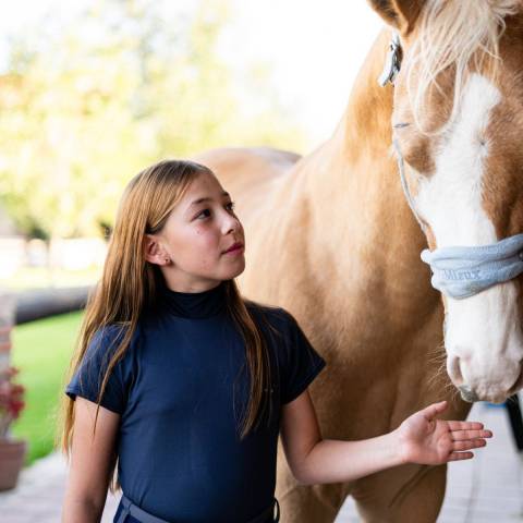 Riding Top SERENE KIDS - Cavalliera - Tissu technique &eacute;lastique