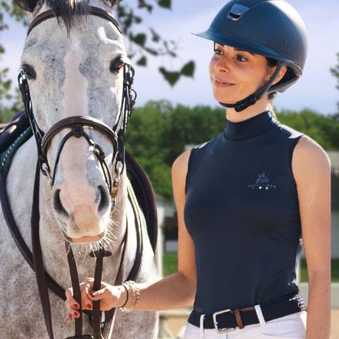 Top d'&eacute;quitation technique SERENE - Cavalliera - Sans manches