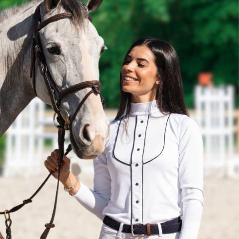 Chemise de concours GENTLE RIVER - Cavalliera - Manches longues