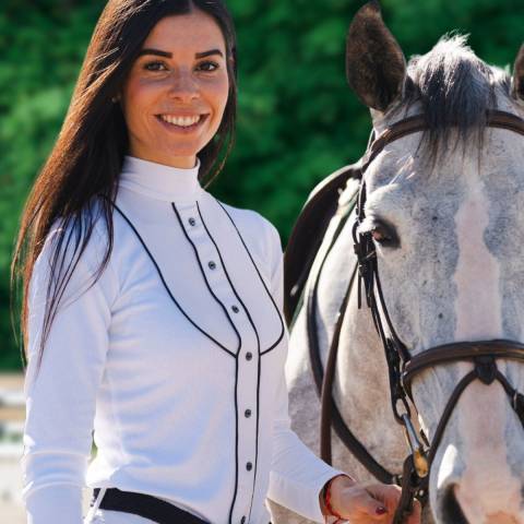 Chemise de concours GENTLE RIVER - Cavalliera - Manches longues