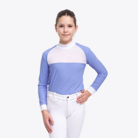 Chemise de concours technique BABY BLUE MESH - Cavalliera