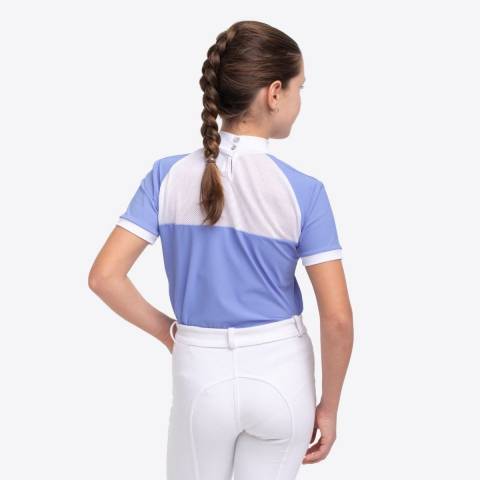 Chemise de concours technique BABY BLUE MESH KIDS - Cavalliera - Manches courtes