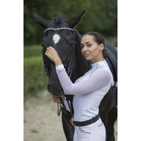 Chemise de concours DAME - Cavalliera - Manches courtes, Technique