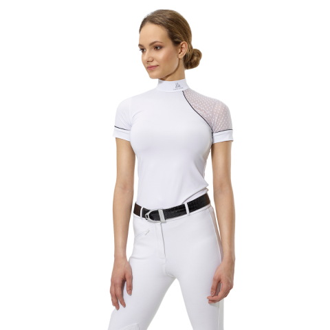 Chemise de concours DAME - Cavalliera - Manches courtes, Technique