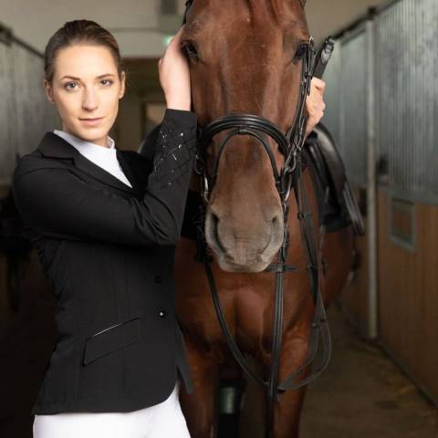 Veste de concours MADEMOISELLE - Cavalliera - Softshell technique