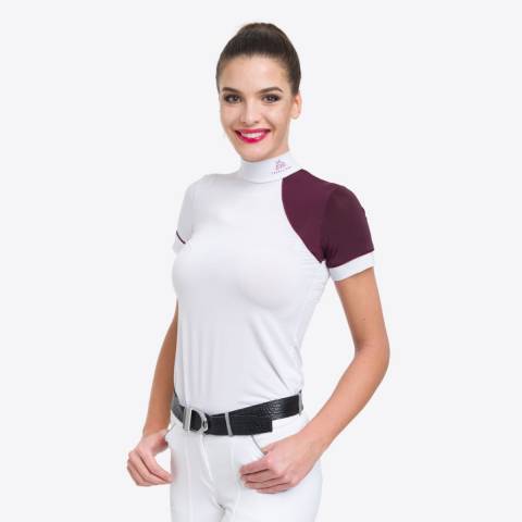 Chemise de concours SIMPLY DAME - Cavalliera - Manches courtes