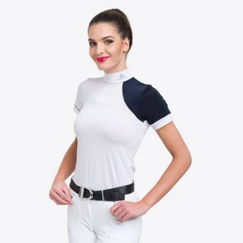 Chemise de concours SIMPLY DAME - Cavalliera - Manches courtes