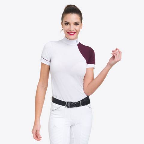 Chemise de concours SIMPLY DAME - Cavalliera - Manches courtes