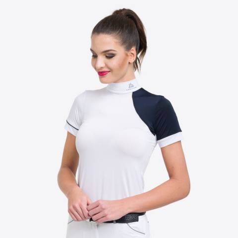 Chemise de concours SIMPLY DAME - Cavalliera - Manches courtes