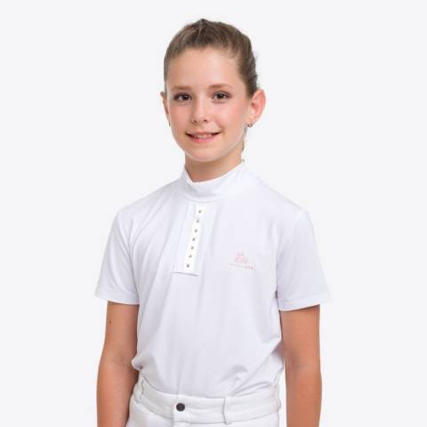 Chemise de concours enfant ILOVE CRYSTAL - Cavalliera - Tissu technique
