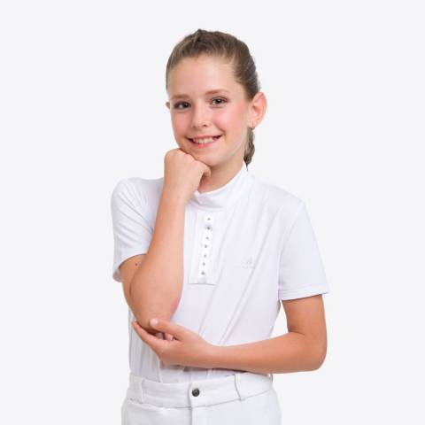 Chemise de concours enfant ILOVE CRYSTAL - Cavalliera - Tissu technique