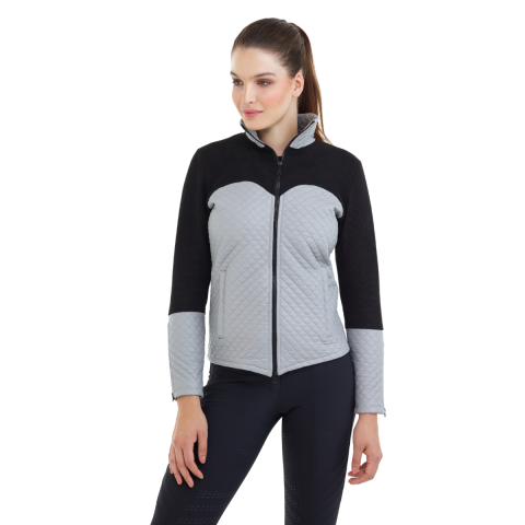 Veste d'équitation imperméable avec inserts en daim - Cavalliera