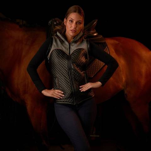 Gilet d'&eacute;quitation d'hiver Softshell Fur - Cavalliera - Imperm&eacute;able