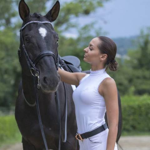 Chemise de concours PRINCESS sans manches - Cavalliera - Technique et &eacute;l&eacute;gante