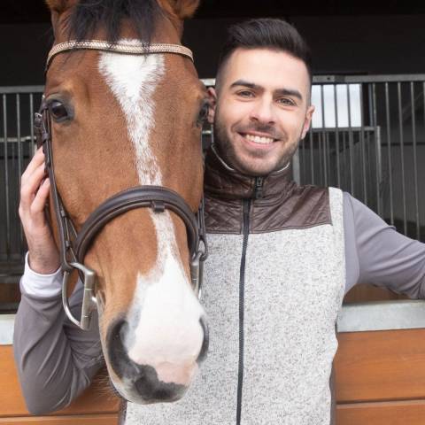 Gilet d'&eacute;quitation avec inserts imperm&eacute;ables - MAJESTY MEN - Cavalliera