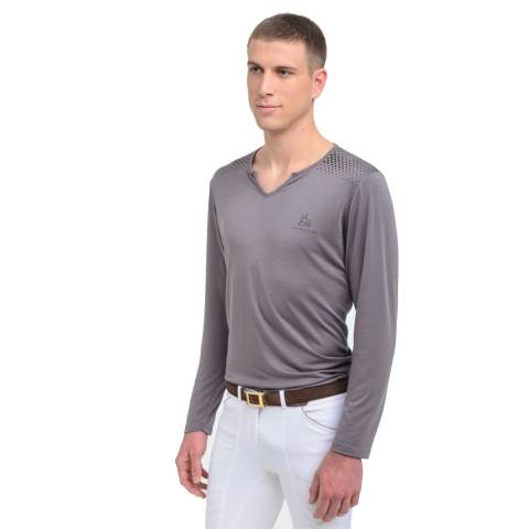 Riding Top Long Sleeve - Cavalliera - Tissu technique l&eacute;ger