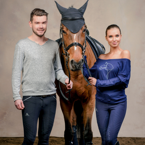 Chemise d'&eacute;quitation LYNA - Cavalliera - Coton confortable