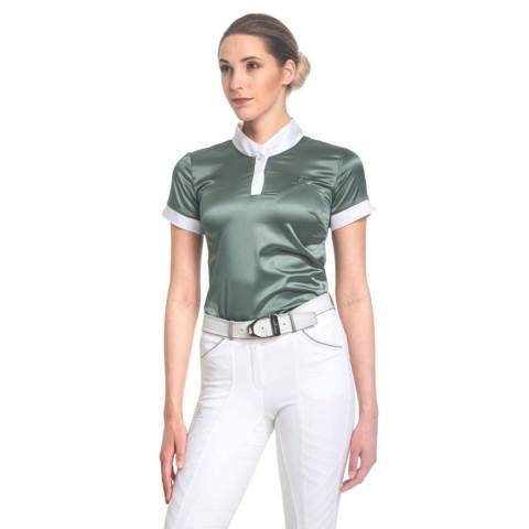 Chemise de concours DUSTY GREEN - Cavalliera - Manches courtes