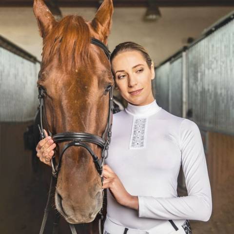 Chemise de concours SILVER POP - Cavalliera - Manches longues