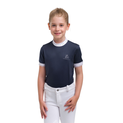 Chemise de concours CRYSTAL KIDS - Cavalliera - Technique et élégance