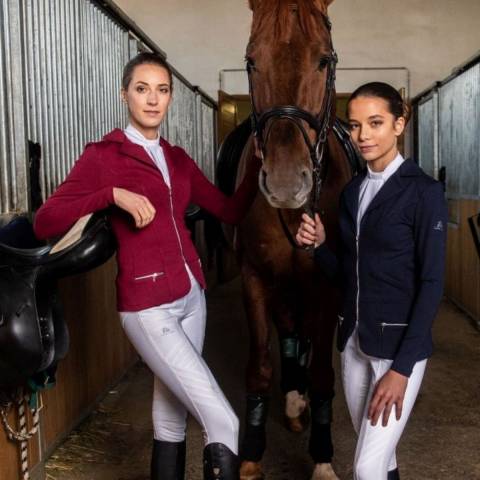Veste de concours ZIP CHIC - Cavalliera - Technologie Second Skin