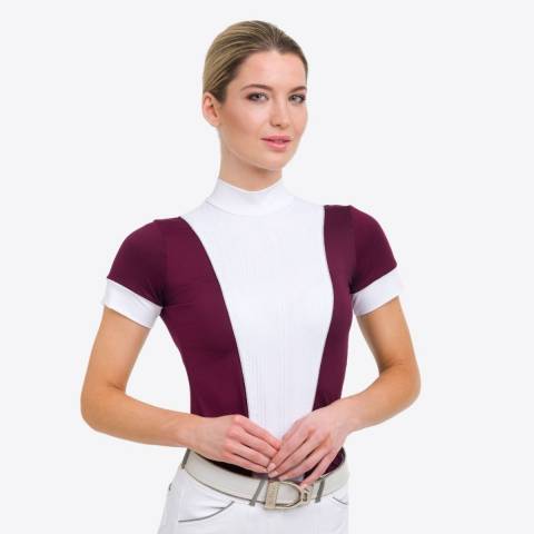 Chemise de concours QUEEN - Cavalliera - Manches courtes, Technique