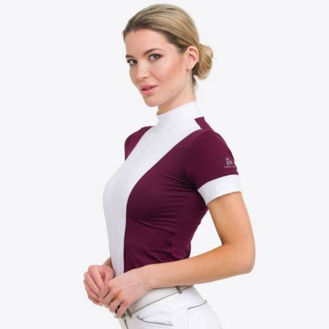Chemise de concours QUEEN - Cavalliera - Manches courtes, Technique