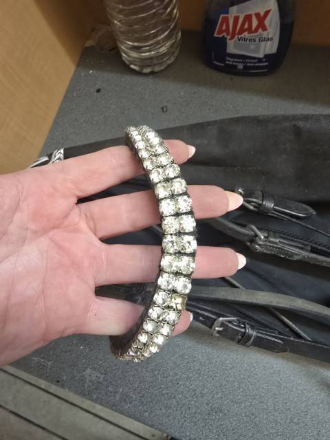 Filet cheval.strass 