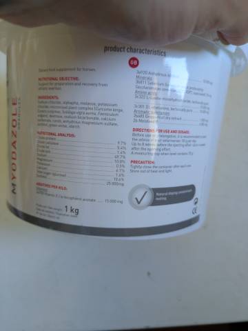 Myodazole Certivet granulés