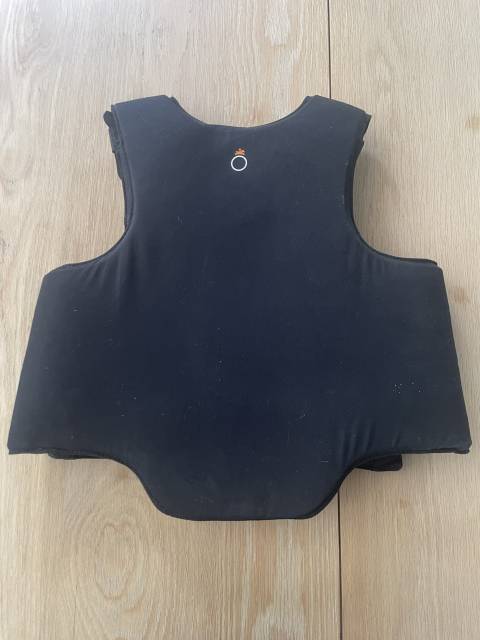 Gilet de protection &eacute;quitation Fouganza noir 12-14 ans