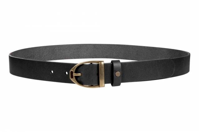 Ceinture en cuir Beth - HKM - Boucle en forme d'étrier