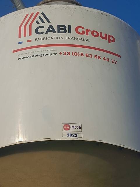 SILO A GRAIN EXTERIEUR 6M3 SOIT 4T